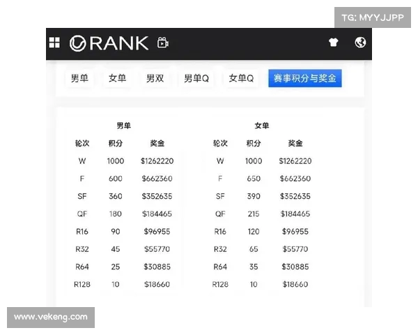 网球赛事奖金分配机制解析及各大赛事奖金对比分析 网球赛事奖金分配机制解析及各大赛事奖金对比分析